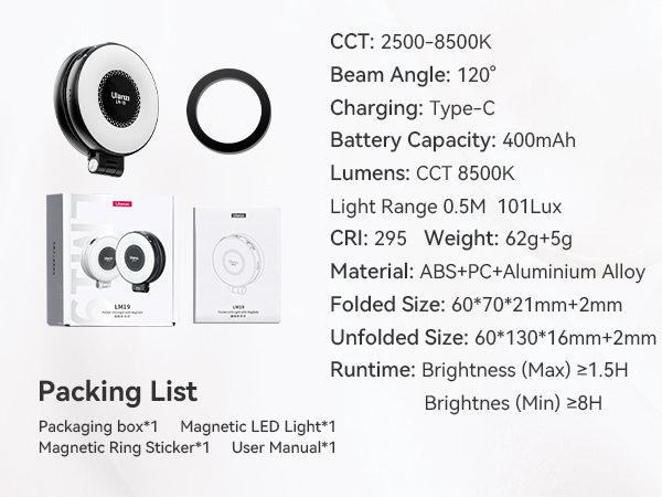 magsafe iphone ring light