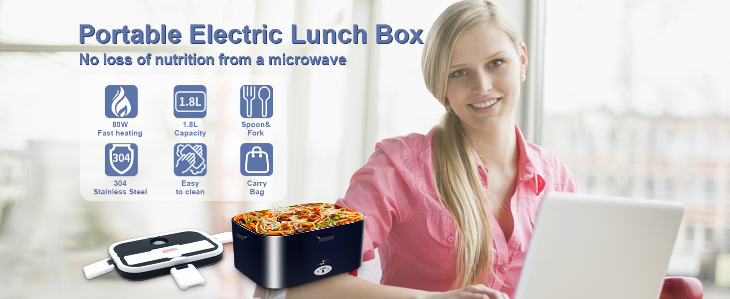 1.8L electric lunch box 