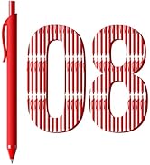 InkSlick 108 Pack Red Pens - Bulk Pens 1.0mm Medium Point Ballpoint Pens Smooth Writing No Bleed ...