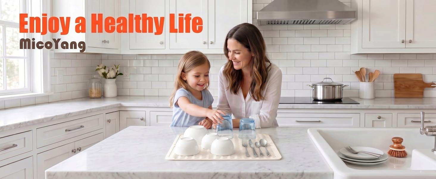 MicoYang silicone dish drying mat