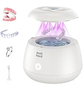 Minthouz Ultrasonic Retainer Cleaner Machine, Dental Pod for Denture, Mouth Guard, Aligner, Night...