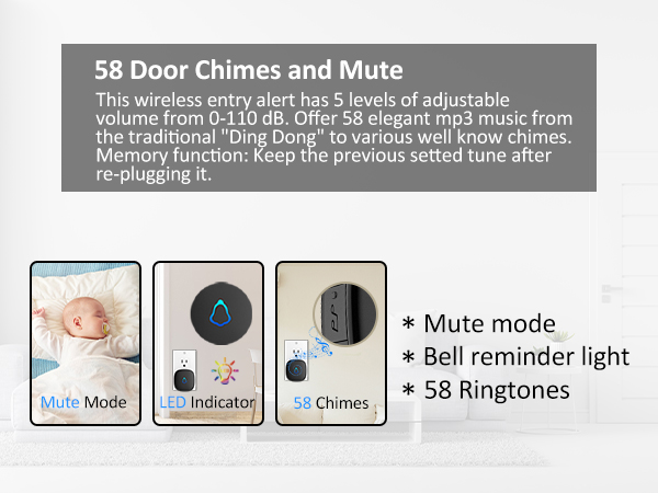 door chime and mute