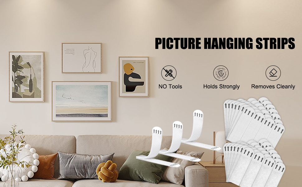 Heavy Duty Picture Hanging Strips