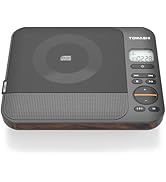 TOMASHI CD Player Portable with Speakers Blutooth Retro CD Player for Home Desktop Personal USB M...