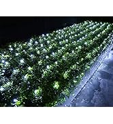 Joomer Christmas Net Lights - 12FT x 5FT 360 LED Plug-in Mesh Lights, Waterproof with 8 Modes, Ti...