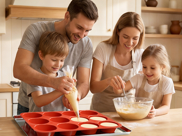 Silicone Muffin Pans for Baking