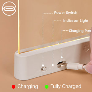 LED Book Light and Night Light 2 in 1