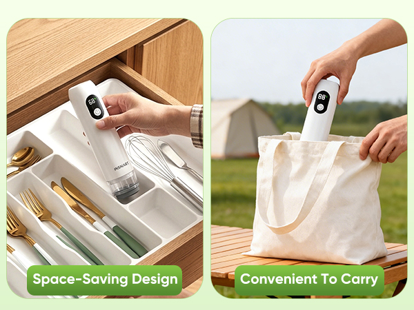 Compact Vacuum Sealer for Food