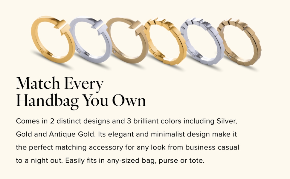 Non-slip handbag hook, Anti-theft bag hook, Strong purse hook for heavy bags, Premium bag holder