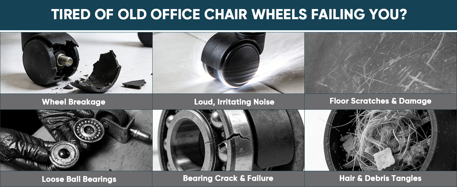 2.5 Inch Office Chair Wheels