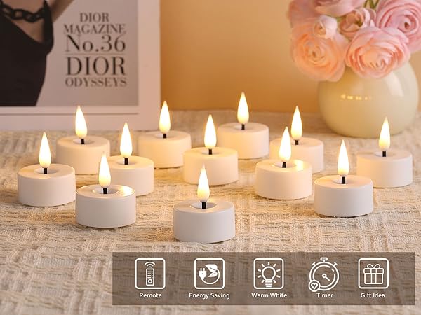 White LED Tealights