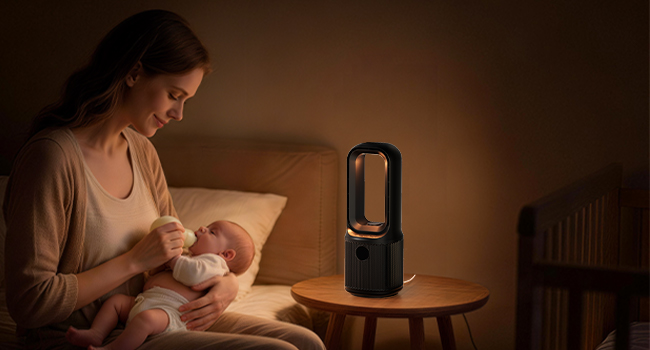 Warm night light, calming &amp;amp; gentle breeze for baby.