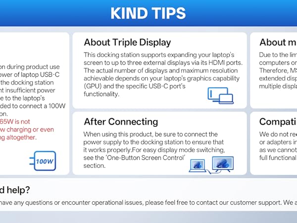 docking station for dell hp lenovo laptops