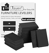 Jayen Rubber Shims 20 Pack – Non-Slip Heavy-Duty Furniture Levelers &amp; Stackable Wedges for Toilet...