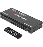 J-Tech Digital Video Wall Controller 3x3, 4K30Hz Input 1080P Output HDMI Video Wall Processor wit...