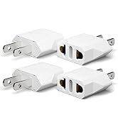 Unidapt US USA Plug Adapter - EU European to America Japan Canada American Travel Plug Adapter, E...