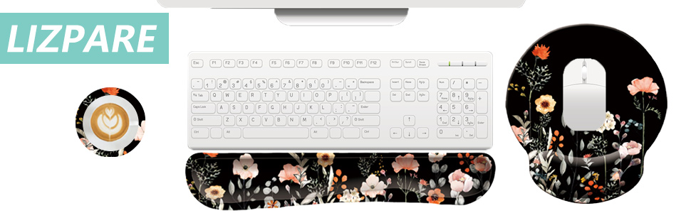 Keyboard Wrist Rest Pad Mouse Pad with Wrist Support