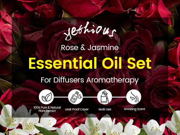 Rose Essential Oil Jasmine Essential Oil for Diffuser