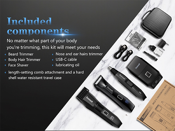 adjustable beard trimmer for men