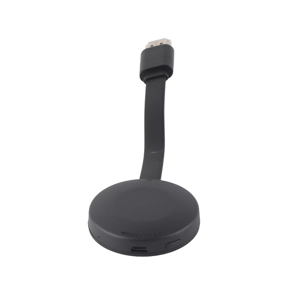 Text reads 'Image 1'. Black desktop microphone stand with round weighted base and flexible gooseneck stem.