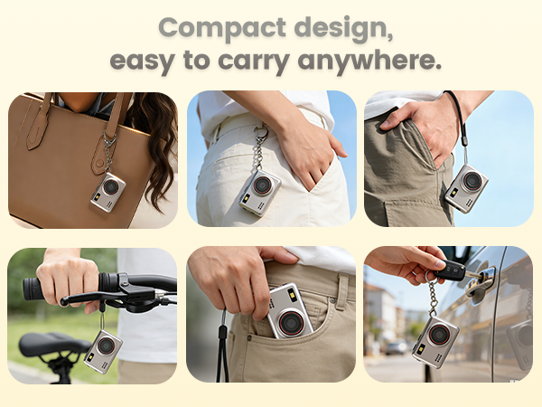 Mini keychain camera