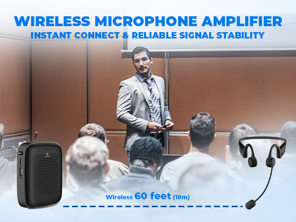 wireless microphone and speaker
