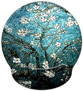 Mouse Pads for Computers Van Gogh Ergonomic Memory Foam Nonslip Wrist Support-Lightweight Rest Mo...