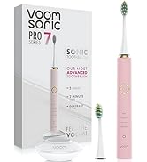 Voom Sonic Pro 7 Series Rechargeable Electronic Toothbrush, Advanced Oral Care Technology, 2-Minu...