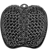BESKAR Larger Shower Foot Scrubber Mat with Non-Slip Suction Cups- Cleans, Smooths, Exfoliates &amp; ...