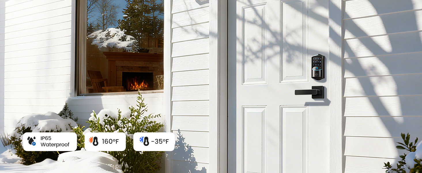 smart deadbolt lock All-Weather Resistance