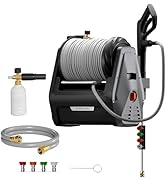 Giraffe Tools Grandfalls Wall Mount Pressure Washer Plus+, Max 2900PSI 2.2 GPM, Electric Power Wa...