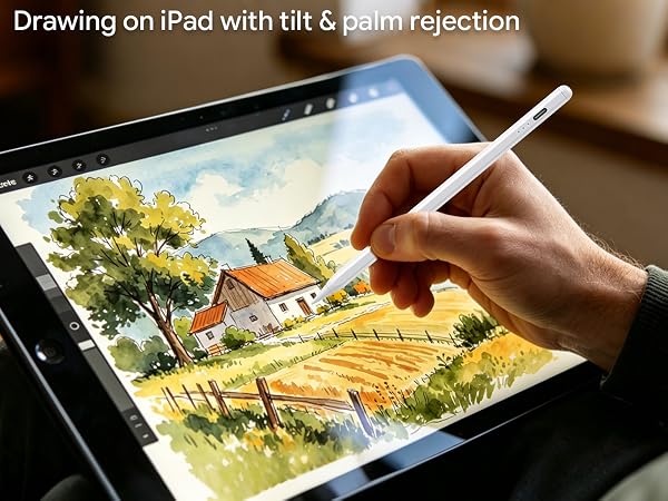 Palm Rejection for Natural Drawing