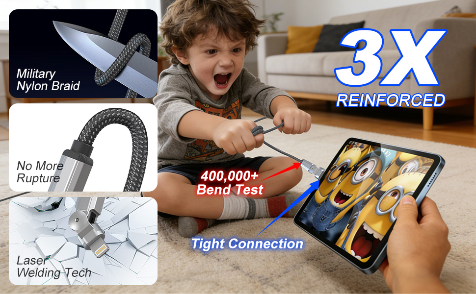 iphone 180 degree rotating charger