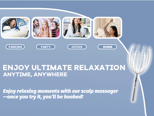vibrating scalp massager