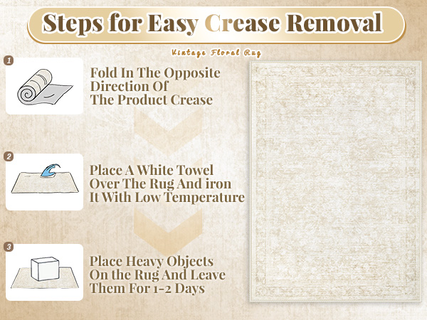 Steps for Easy Crease Removal