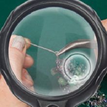 soldering hands