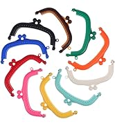 VILLCASE Plastic Coin Purse Handles 10-Pack Curved Lightweight Bag Handles for DIY Purse Making a...