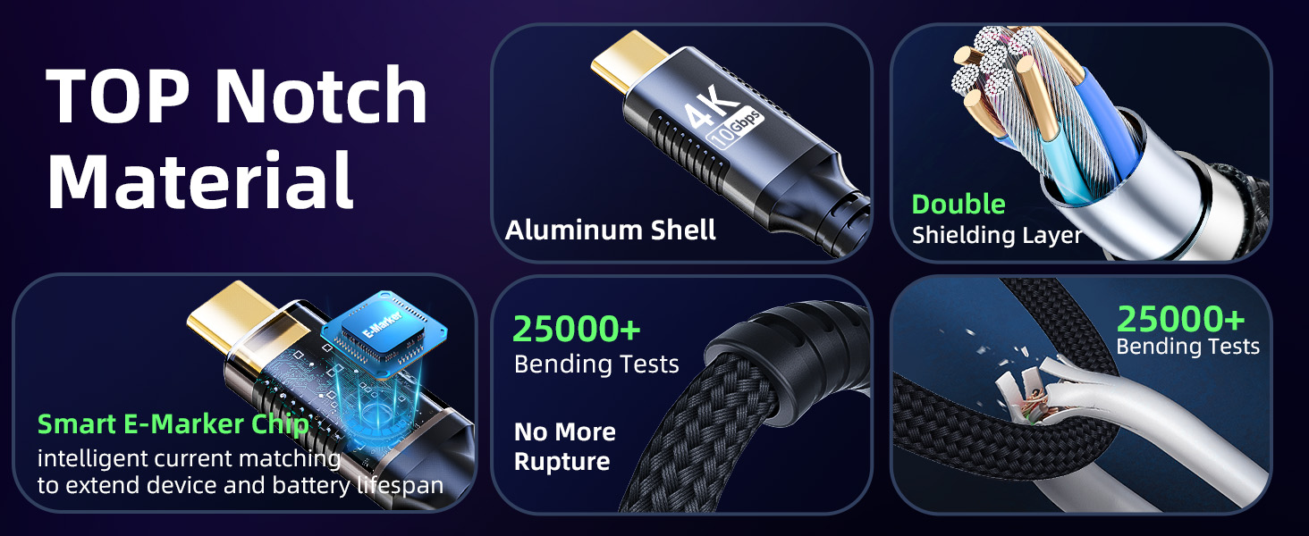 E-Marker USB C Cable