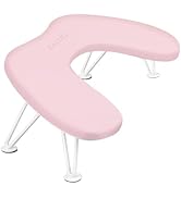 XALINA Arm Rest for Nails Tech - 15° Ergonomic Incline, 18.3 Inch Large Size, Anti-Slip, Detachab...