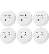 Geevon 6 Pack Water Leak Detectors, 100dB Water Sensor Alarms Flood Detector for Basements, Bathr...