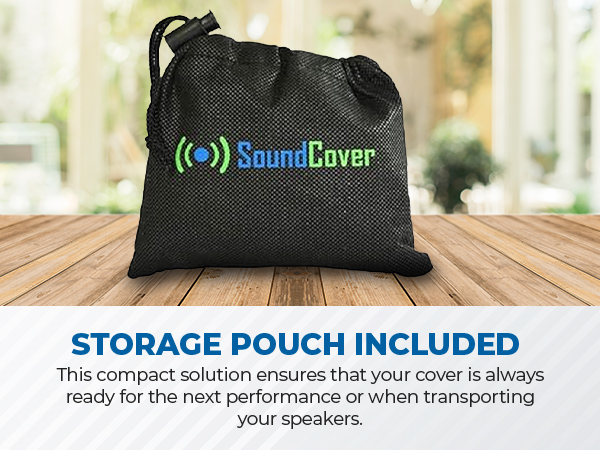 outdoor speaker covers heavy duty water sun sand protection UV 50 snug fitting dust double stitch