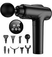 JQX Massage Gun Deep Tissue, High Percussion Back Neck Massager for Athletes with 30 Speed Levels...