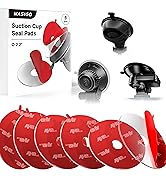 suction cup seal pads dash cam