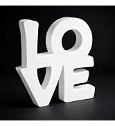 Love Signs Wooden Blocks Valentines Day Decorations Love Letter Table Top Wooden Decor V-day Gift...
