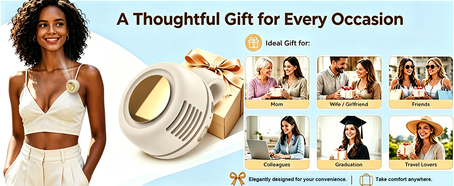 Portable Silent Mini Bladeless Personal Fan