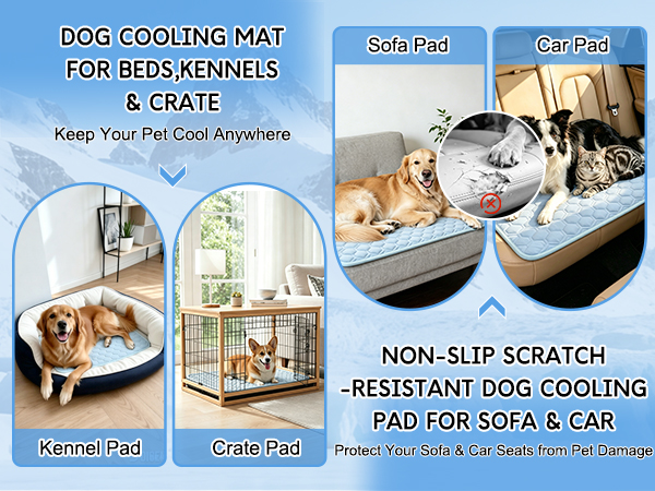 dog cooling pad dog cooling bed summer pet mat reusable dog cooling mat indoor outdoor