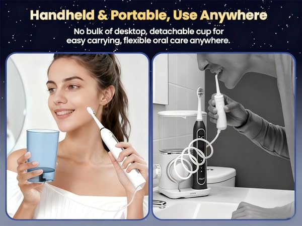 water flosser toothbrush