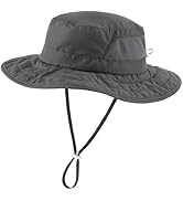 Connectyle Kids Foldable Wide Brim Sun Hat UPF 50+ Sun Protection Bucket Hats Breathable Summer B...