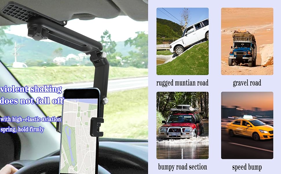 Sun Visor Car Phone Holder