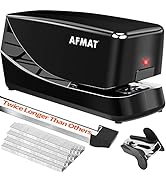 Electric Stapler Desktop, Automatic Stapler for Desk, Heavy Duty Electric Stapler Desktop, 25 Cap...
